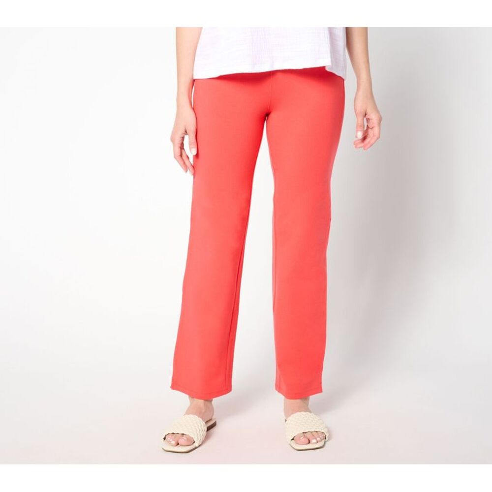 Women Control Women's Pants Sz XS Tummy Full Leg Ankle Pink A648386
